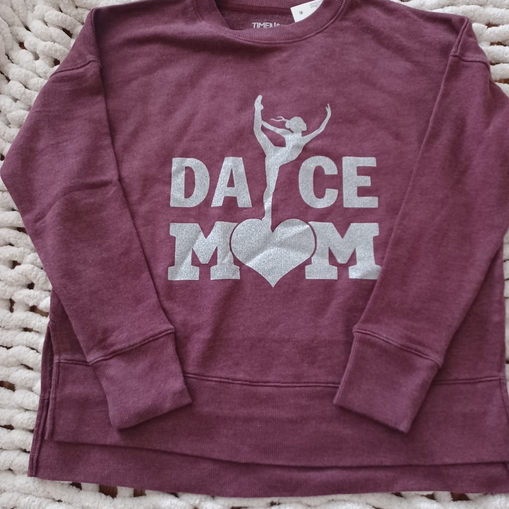 "Dance mom" Sweater, Small, Maroon